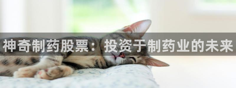 九游会老哥俱乐部官方网站：神奇制药股票：投资于制药业的未来