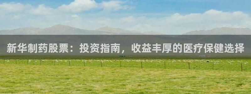 九游老哥俱乐部官网登录网址：新华制药股票：投资指南，收益丰厚的医疗保健选择