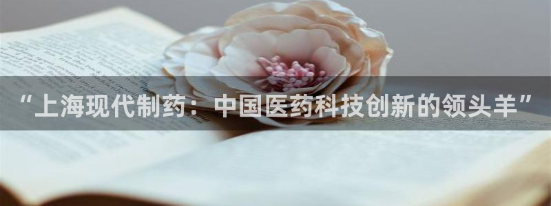 九游老哥俱乐部登录：“上海现代制药：中国医药科技创新的领头羊”